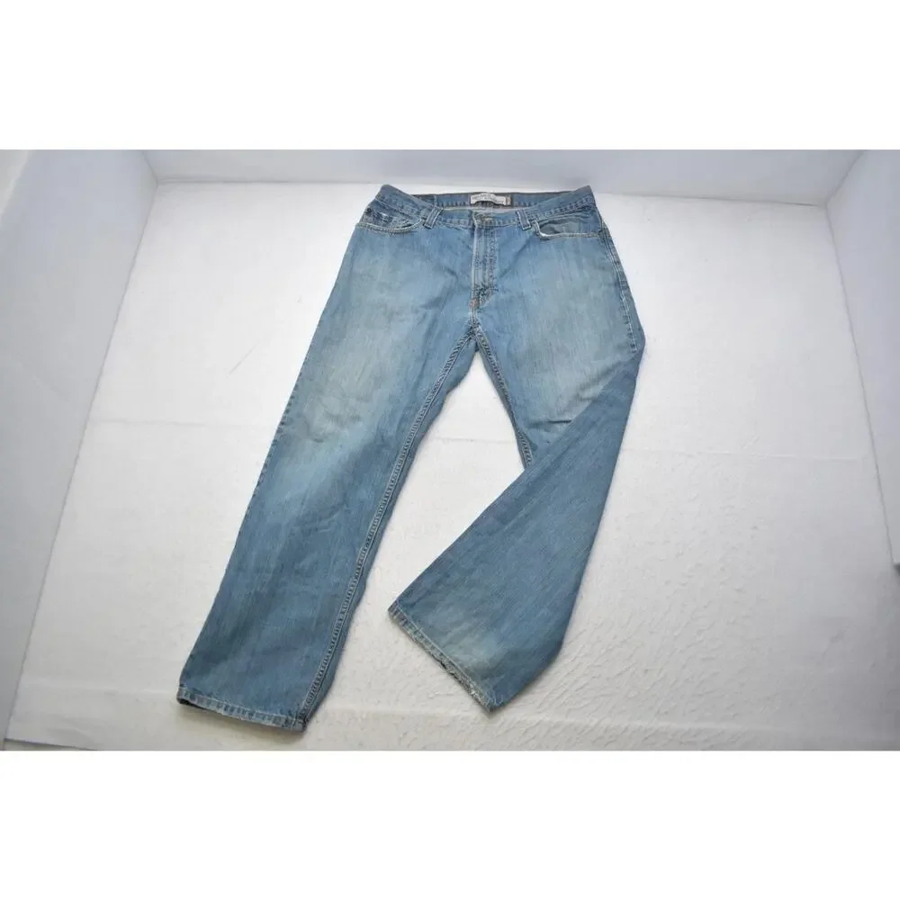 Levi's‎ 559 Relaxed Straight Fit Rugged Blue Denim Jeans Mens Size 36 x 32